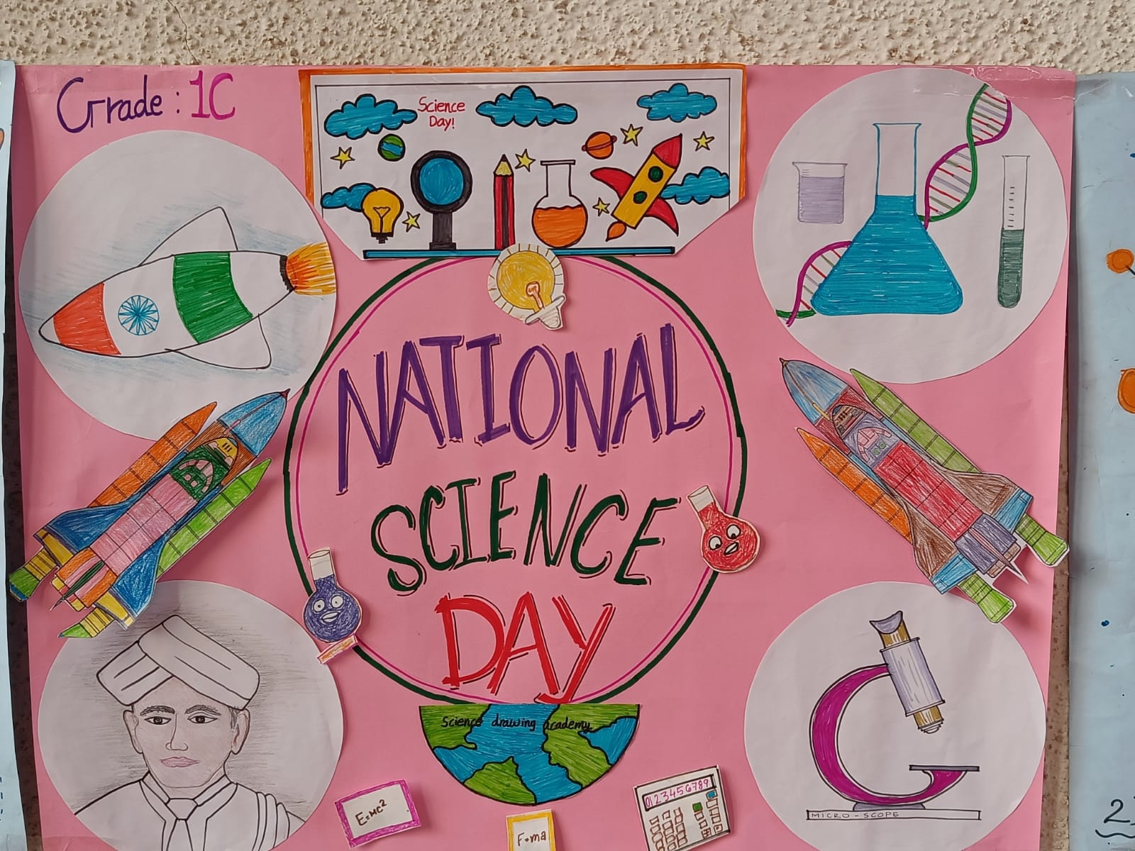 national science day drawing poster easy and simple 2024 | science drawing  academy | art - YouTube